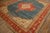 Refined Oushak Antique Turkish Angora Rug With Lovely Cross in the Center in Medallion Pattern For Sale - Image 4 of 12