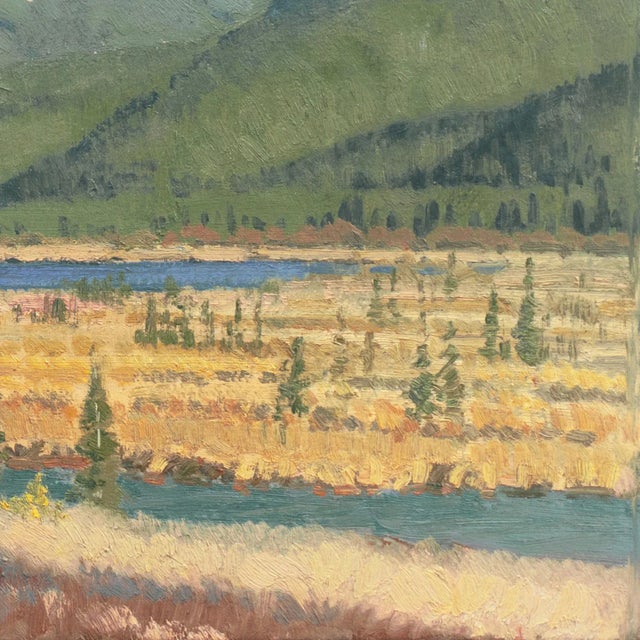 Green 'Mt. Rundle, Canada' by Wayne Wolfe, 1979, Alberta, Prix De West, National Academy of Western Art For Sale - Image 8 of 11