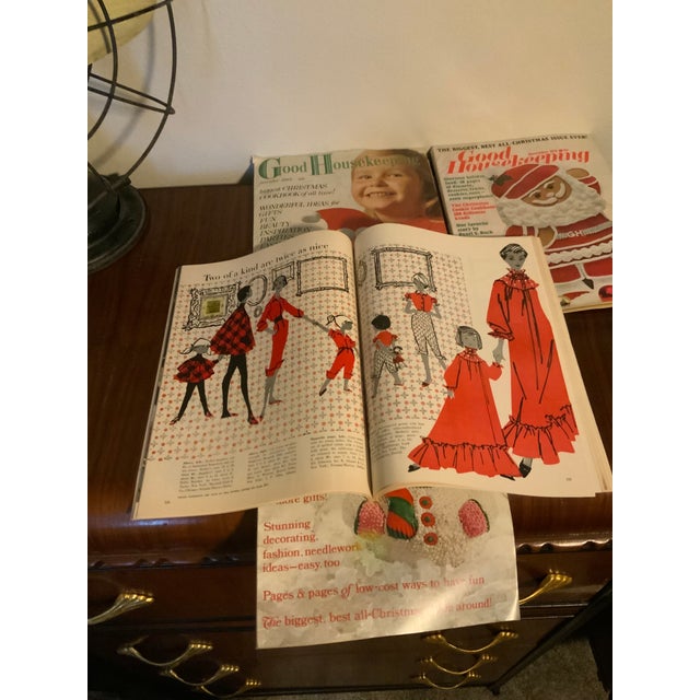 Mid-Century Vintage Rare Christmas Good Housekeeping Magazines - 4 Pieces For Sale - Image 4 of 10