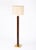 Amazing minimal mid-century wood and steel floor lamp. This fantastic item was produced in Italy during the 1980s by Zonca...