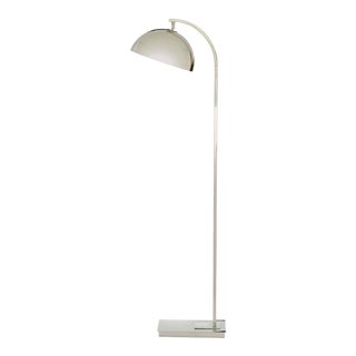 Regina Andrew Otto Steel Floor Lamp, Polished Nickel For Sale