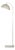 Regina Andrew Otto Steel Floor Lamp, Polished Nickel For Sale