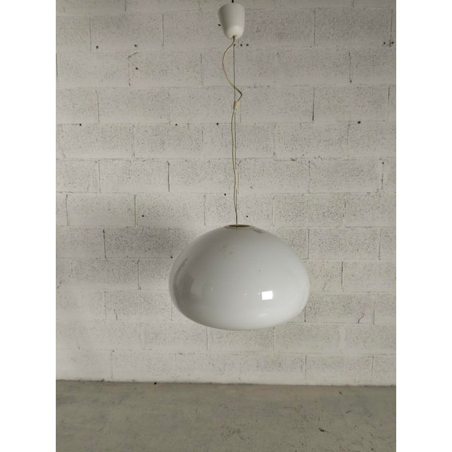 1970s Black & White Ceiling Lamp by Fratelli Castiglioni for Flos, 1970s For Sale - Image 5 of 15