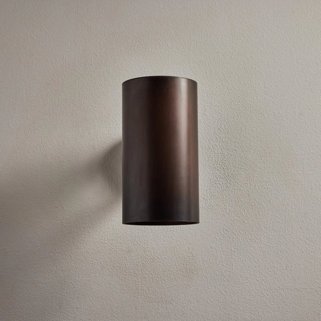 Hans-Agne Jakobsson C627/110 'Rulle' Brown Patinated Outdoor Sconce For Sale - Image 10 of 12