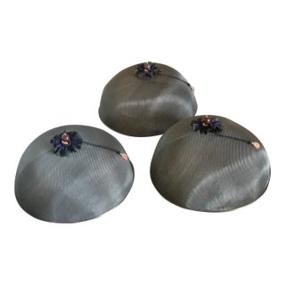 Vintage MacKenzie-Childs Large Mesh Picnic Domes For Sale