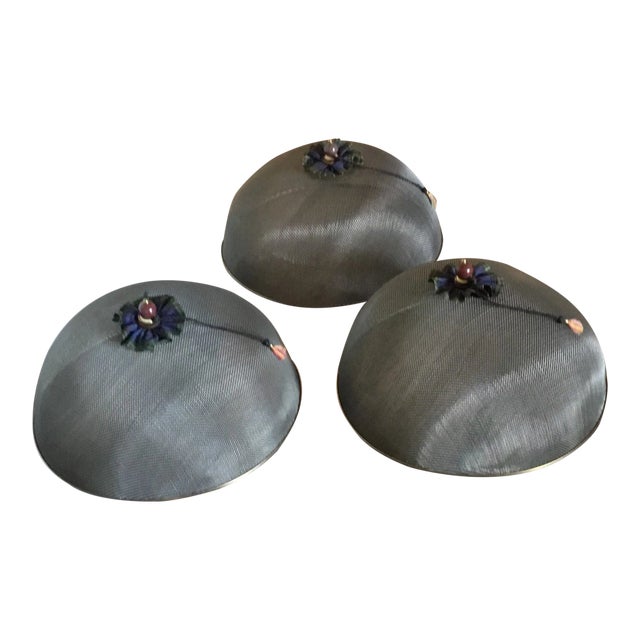 Vintage MacKenzie-Childs Large Mesh Picnic Domes For Sale