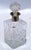 1920s Style After Bohemian Victorian Cube Hand Brilliant Cut Decanter Silver Plate Neck Faceted Stopper For Sale - Image 15 of 15