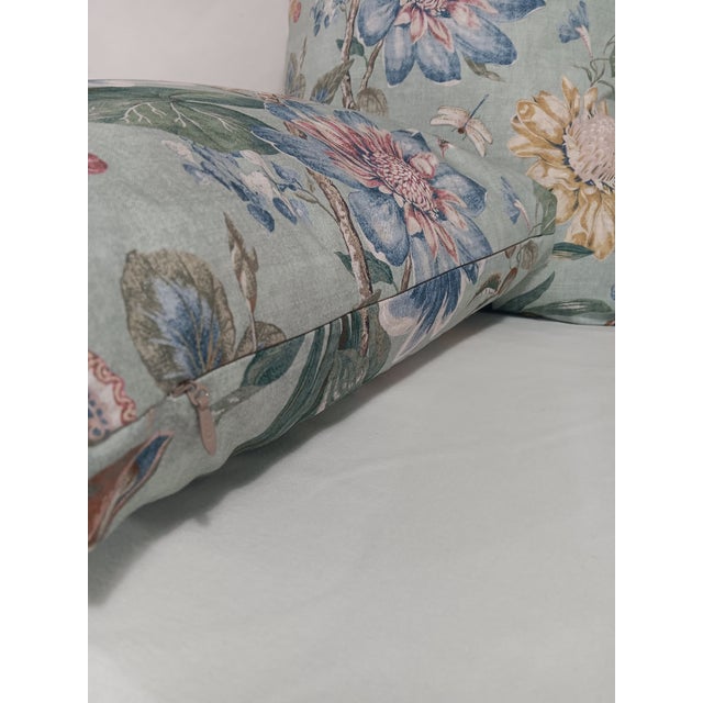 English P Kaufmann Tropical Pavilion in Seafoam For Sale - Image 3 of 5