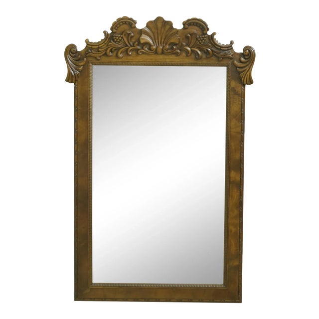Brown Large Chippendale Style Mahogany Mirror For Sale - Image 8 of 8