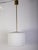 Geometric Opaline and Brass Pendant Light from Osvetlovaci Sklo V.M., Former Czechoslovakia, 1960s For Sale - Image 16 of 18