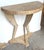 Pair of John Dickinson Style Faux Bois Demilune Consoles American, Late 20th C. For Sale In West Palm - Image 6 of 14