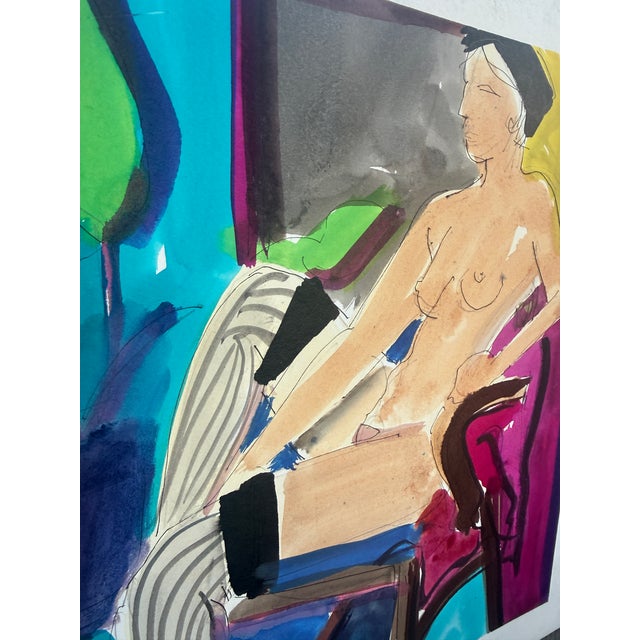 The Collection: Oakland Studio Ink Series Provenance: Painted on-site in Oakland, CA, at the home studio of Terry St. John...