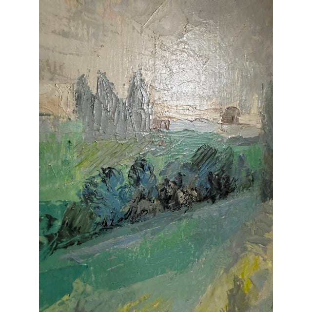 1950s Original Framed Countryside Landscape Painting by Michael Baxte (1890-1972) For Sale - Image 5 of 11
