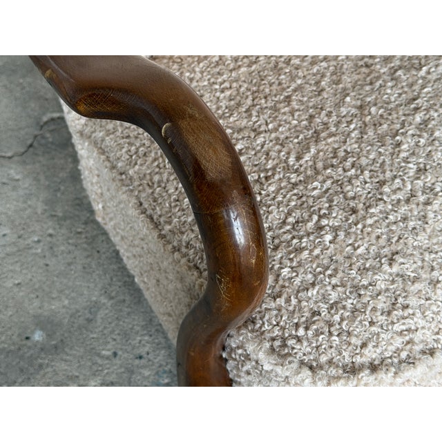 Wood Scandinavian Modern Lounge Chair by Alfred Christensen for Slagelse Møbelværk, 1940s For Sale - Image 7 of 9