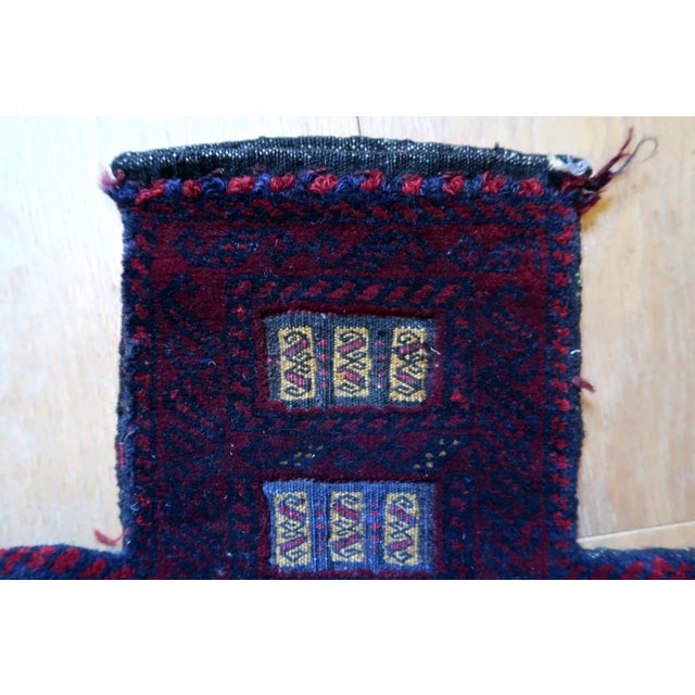 Islamic 1970s Handmade Vintage Afghan Baluch Salt Bag For Sale - Image 3 of 10