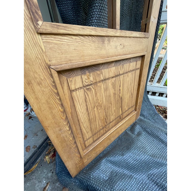 Hand Carved Wooden Door For Sale - Image 4 of 5