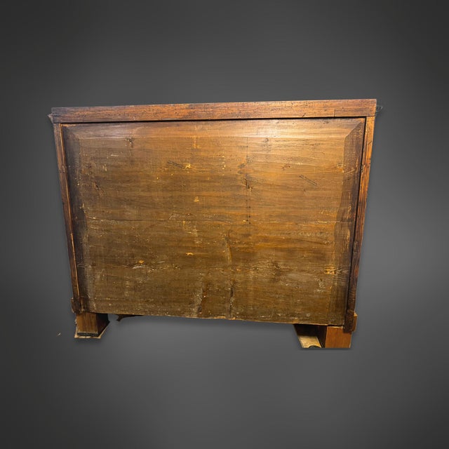 Biedermeier Writing Desk in Walnut, 1820 For Sale - Image 5 of 18