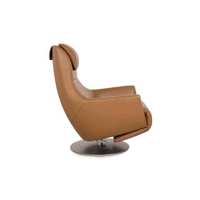 Stand Up Leather Armchair from FSM For Sale - Image 10 of 13