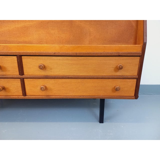 Vintage Wooden Bookcase, 1960s For Sale - Image 10 of 18