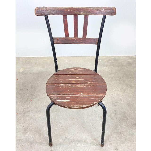 1920s Set of Swedish Wooden Garden Chairs For Sale - Image 5 of 9