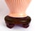 Wood Coastal Pink Ginger Jar Lamp & Shade For Sale - Image 7 of 9