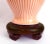 Wood Lamp Pink Ginger Jar & Shade For Sale - Image 7 of 9