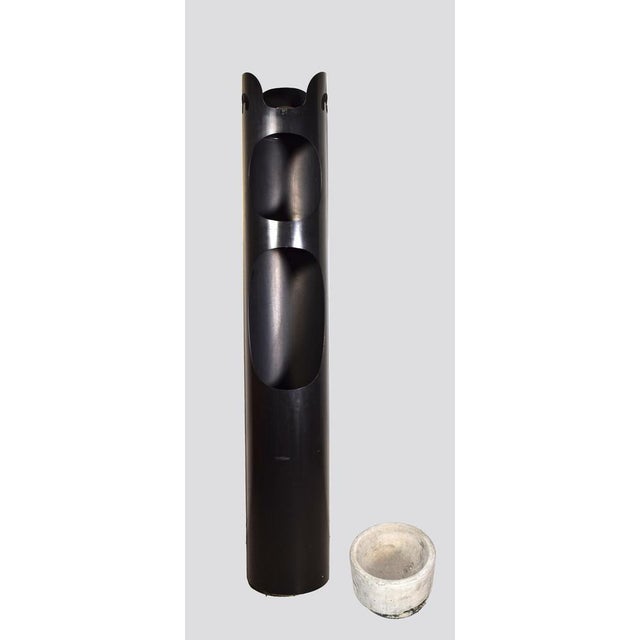Metal Vintage Coat Rack in Black Plastic by Enzo Mari for Danese Milano, 1968 For Sale - Image 7 of 9