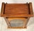 Antique Walnut Wall Display Cabinet For Sale - Image 5 of 8