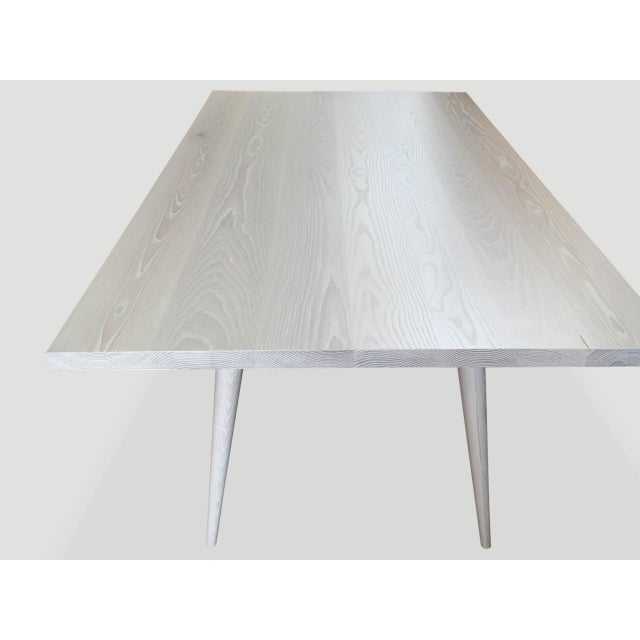 Andrianna Shamaris Bleached Ash Wood Dining Table For Sale In New York - Image 6 of 18