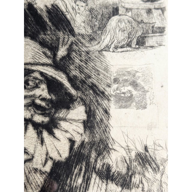 Félicien Rops, Fantoche, 1874, Drypoint Etching For Sale - Image 4 of 9