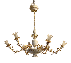 Porcelain Chandeliers by Giulia Mangani, 2000, Set of 2