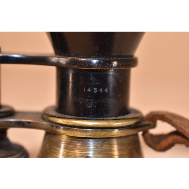 Metal Pair of Brass Field Binoculars by W. Watson &. Sons of London For Sale - Image 7 of 9