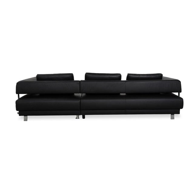 Face Corner Sofa in Black by Ewald Schillig For Sale - Image 13 of 15