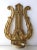 French Louis XIV French Gilded Gold Harp Candle Votive Sconces, S/2 For Sale - Image 3 of 5