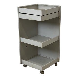 Vintage Architects Trolley in Grey Metal, 1960s For Sale