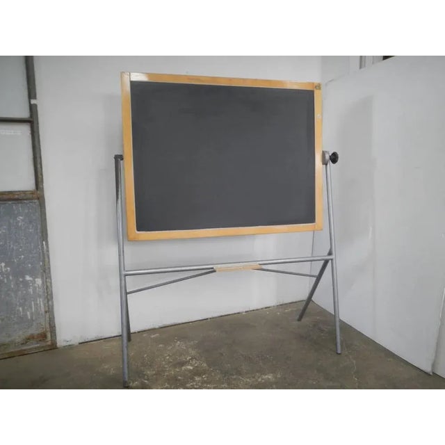School Blackboard with Support, 1960s, in Good conditions. Designed 1960 to 1969 This piece has an attribution mark, I am...