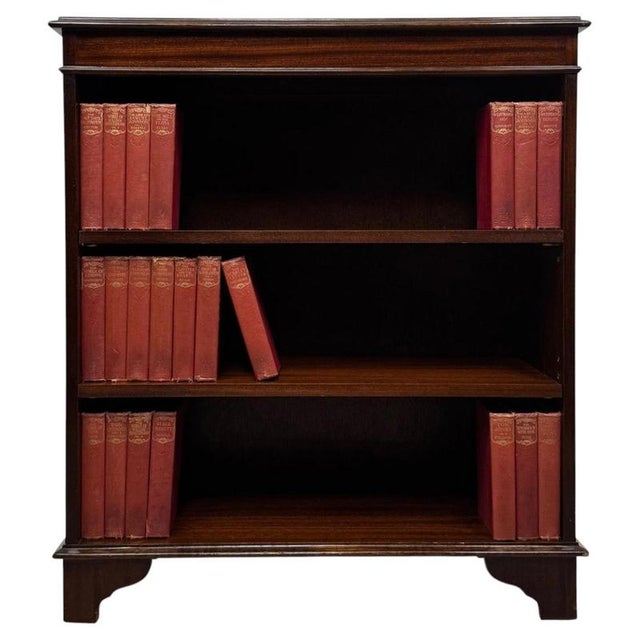 Antique Early 20th Century English Edwardian Display Bookcase For Sale - Image 11 of 11