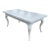 Vintage Painted French Country Extension Dining Table For Sale