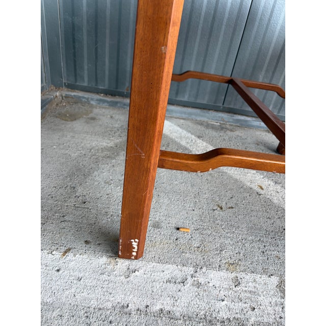 Modern Vintage Chapak Modern Walnut Chippendale End Tables – Pair For Sale - Image 3 of 10