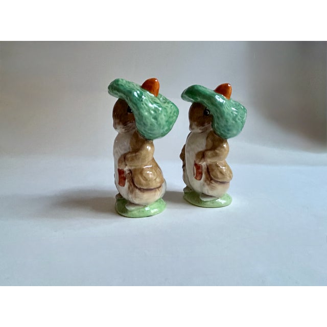 Royal Doulton Pair Beswick "Benjamin Bunny" Porcelain Figurines, C. 1970's For Sale - Image 4 of 18