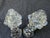 Transparent Vintage Cut Crystal Salt & Pepper Pedestal Shakers a Pair For Sale - Image 8 of 16