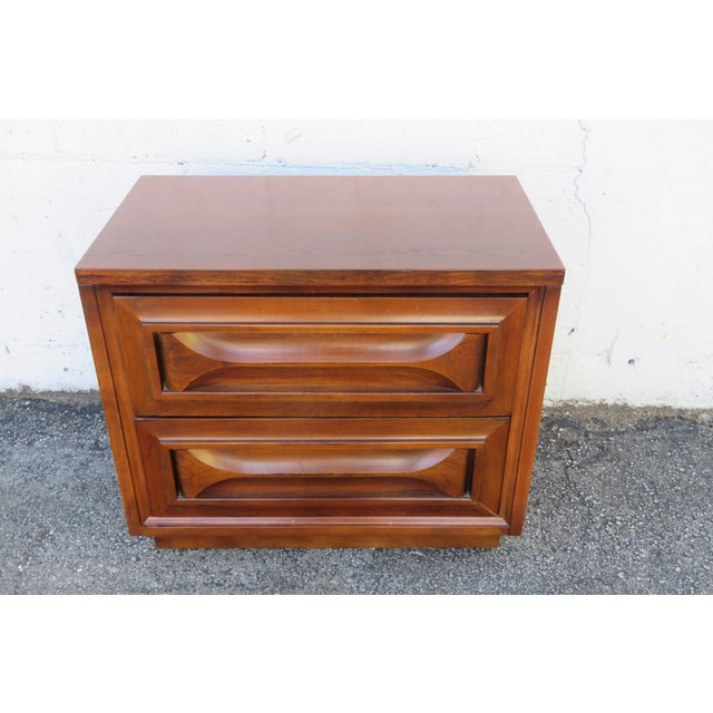 Mid Century Modern Nightstands End Side Bedside Tables a Pair 6292 For Sale - Image 12 of 14
