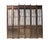 This 6 panel set of antique Chinese screen doors showcases a blend of traditional craftsmanship through its intricately...