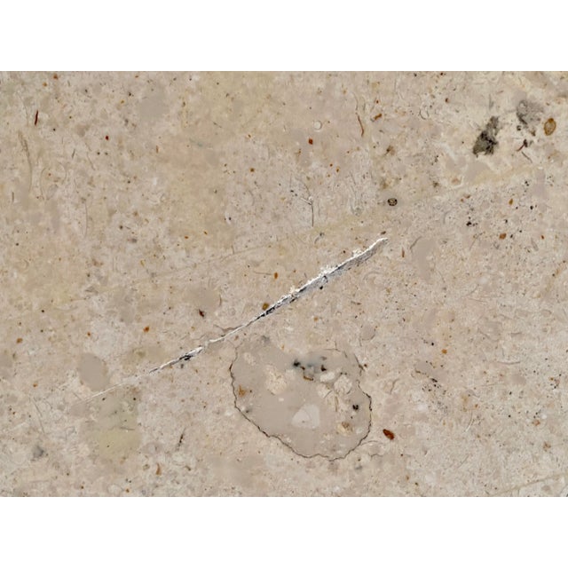 Relocation Super Sale! 1980s Postmodern Stone Topped Console Table For Sale - Image 9 of 12