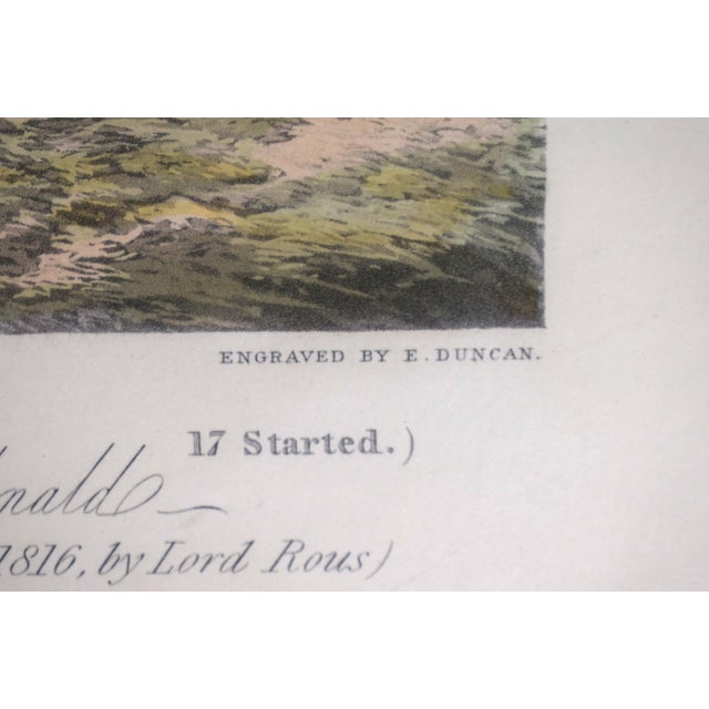 Little Wonder, Winner of the Derby Stakes at Epsom 1840 Aquatint by Charles Hancock For Sale In New York - Image 6 of 7