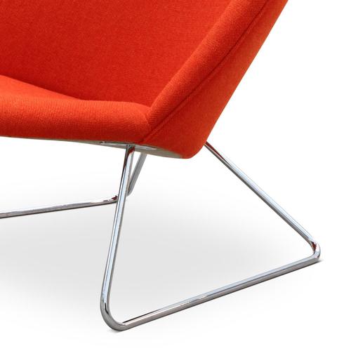 Red Dennie Chair by Nanna Ditzel & Jørgen Ditzel for One Collection For Sale - Image 4 of 10