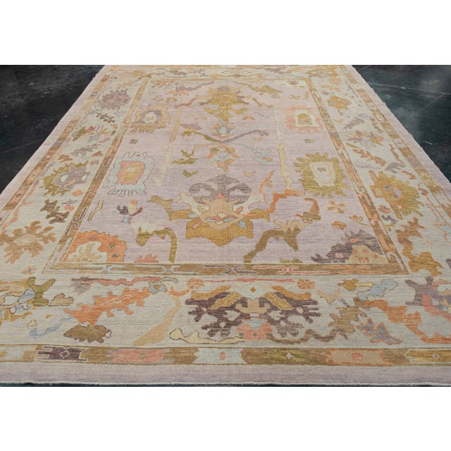 Turkish Oushak Rug 9'2" x 12'2" #2187 Explore a curated collection of hallway runners, wool rugs, and handmade...