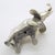 Large Vintage Italian Handmade Sterling Silver Elephant Figurine, Arezzo, Tuscany, Italy, 1980s For Sale - Image 9 of 13