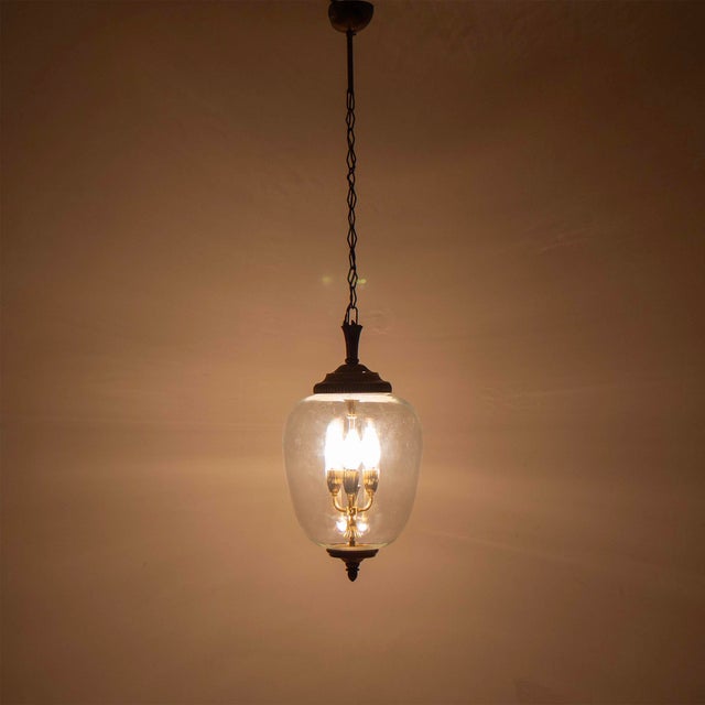 Mid-Century Modern Vintage Italian Pendant Lamp, 1950s For Sale - Image 3 of 8