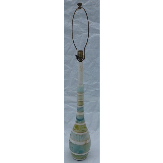 Safran & Glucksman MidCentury Italian Marble Lamp Chairish